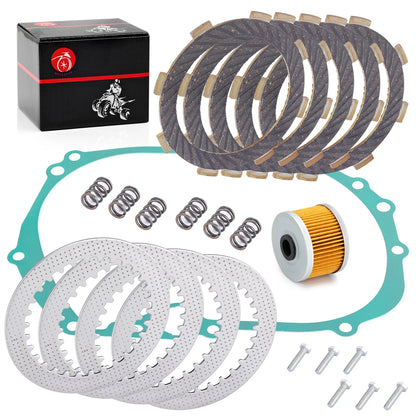 Clutch Friction Steel Plates Kit w/ Gasket for Kawasaki KLX110 (2002–2024)