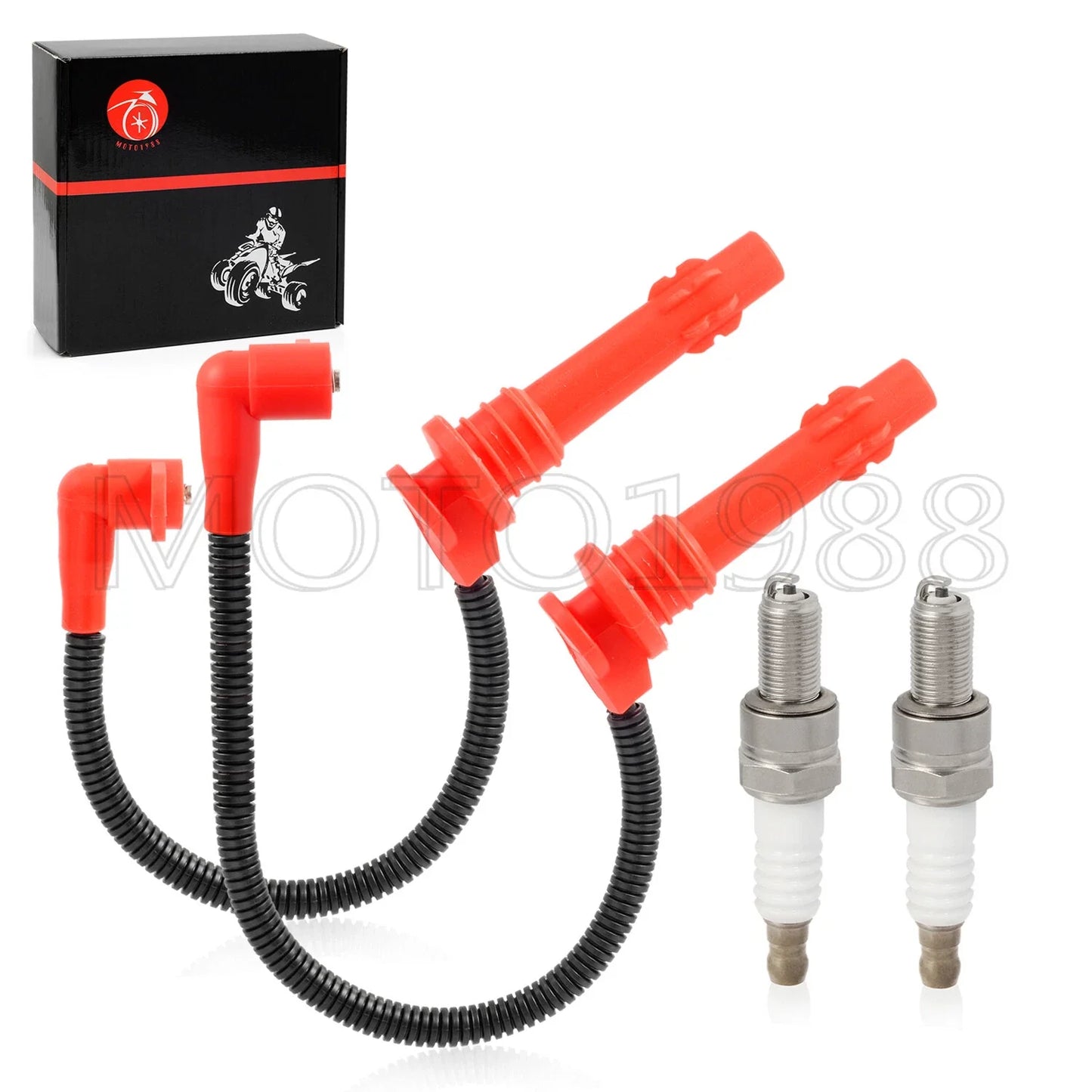 Ignition Coil Spark Plug Cap w/ Wire for Polaris RZR Trail S 4 900 (2015–2023)