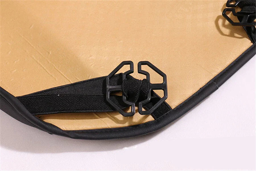 Black Luxury PU Leather Car Seat Cover Protector for AU Models