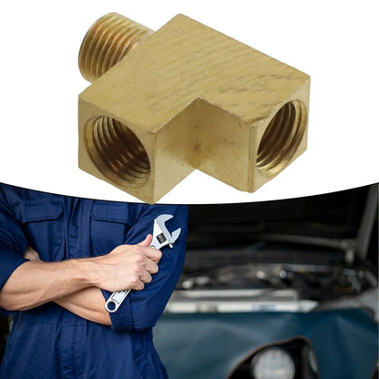 Brass Angle Adapter M10x1mm for Oil Pressure Sensor