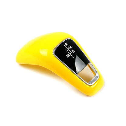 Yellow ABS Gear Shift Knob Cover Trim for Porsche Cayenne (2018-2021)