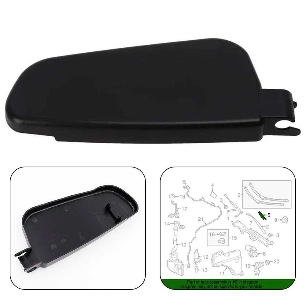 Windshield Wiper Washer Cover Passenger Side Replacement for Mercedes