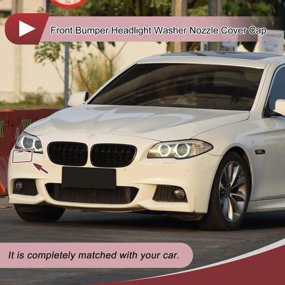 Bumper Headlight Washer Nozzle Cover Cap for BMW 525i (2004-2005)