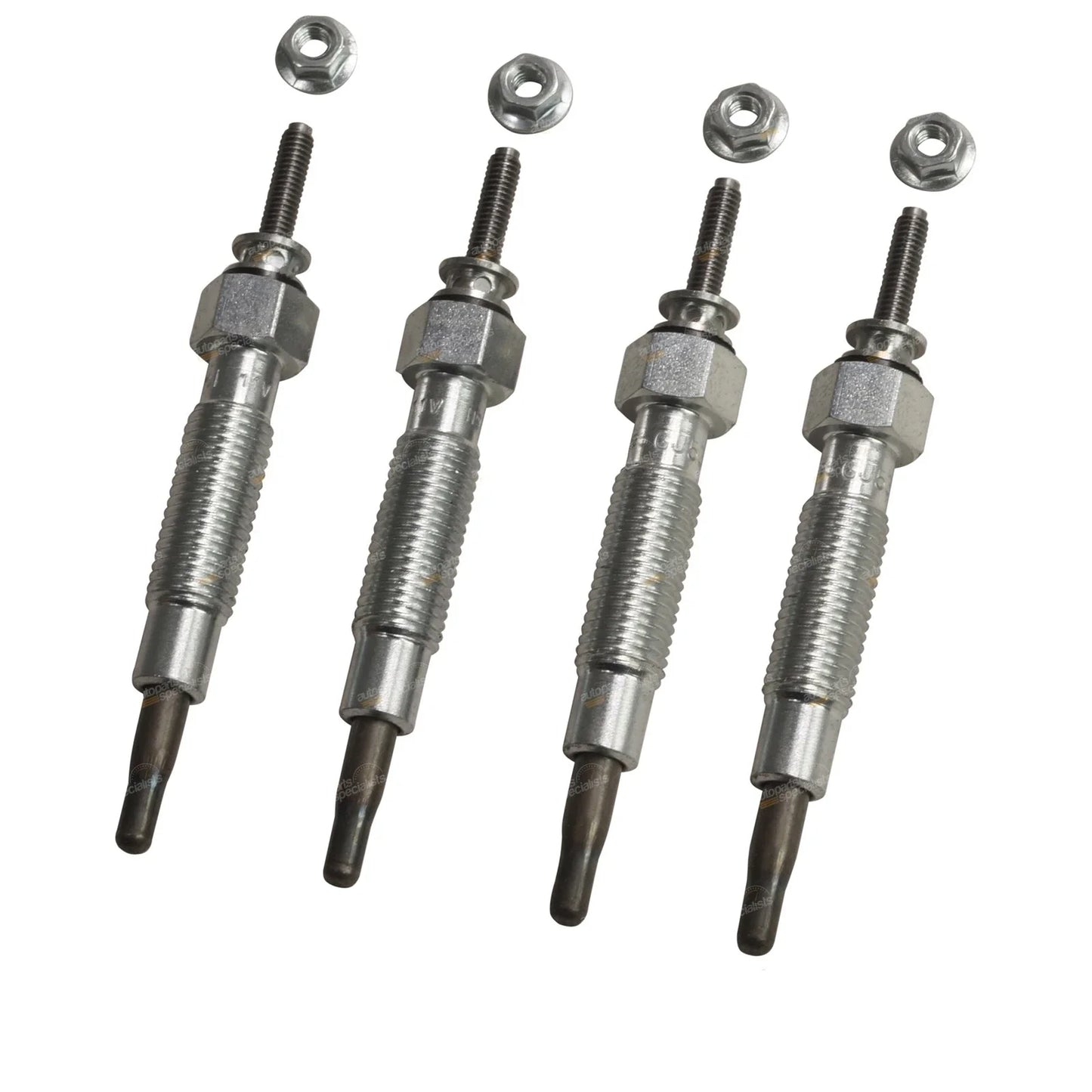 4 Glow Plugs 2.5L for Mitsubishi Delica (1993-1999)