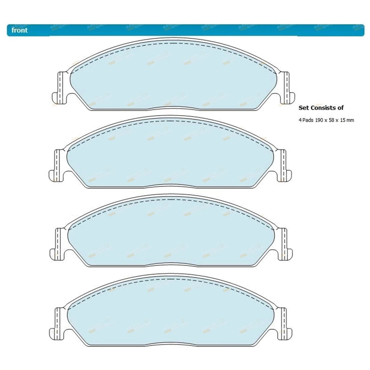 Front Disc Rotors & Brake Pads for Falcon BA BF FG (2002-2012)