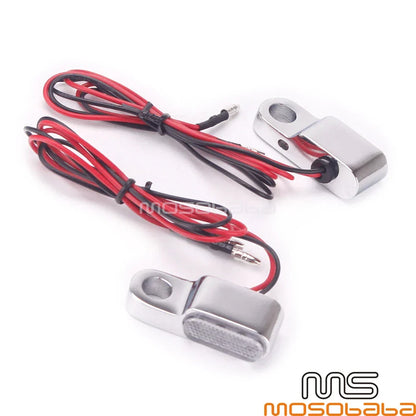 Mini LED Turn Signal Lights for Suzuki Boulevard M50 M90 Kawasaki Ninja 500 1000