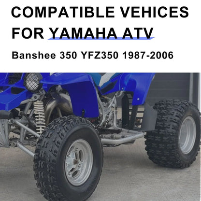 2 x Heel Guards FLAP Bars for Yamaha Banshee 350 (1987–2006)
