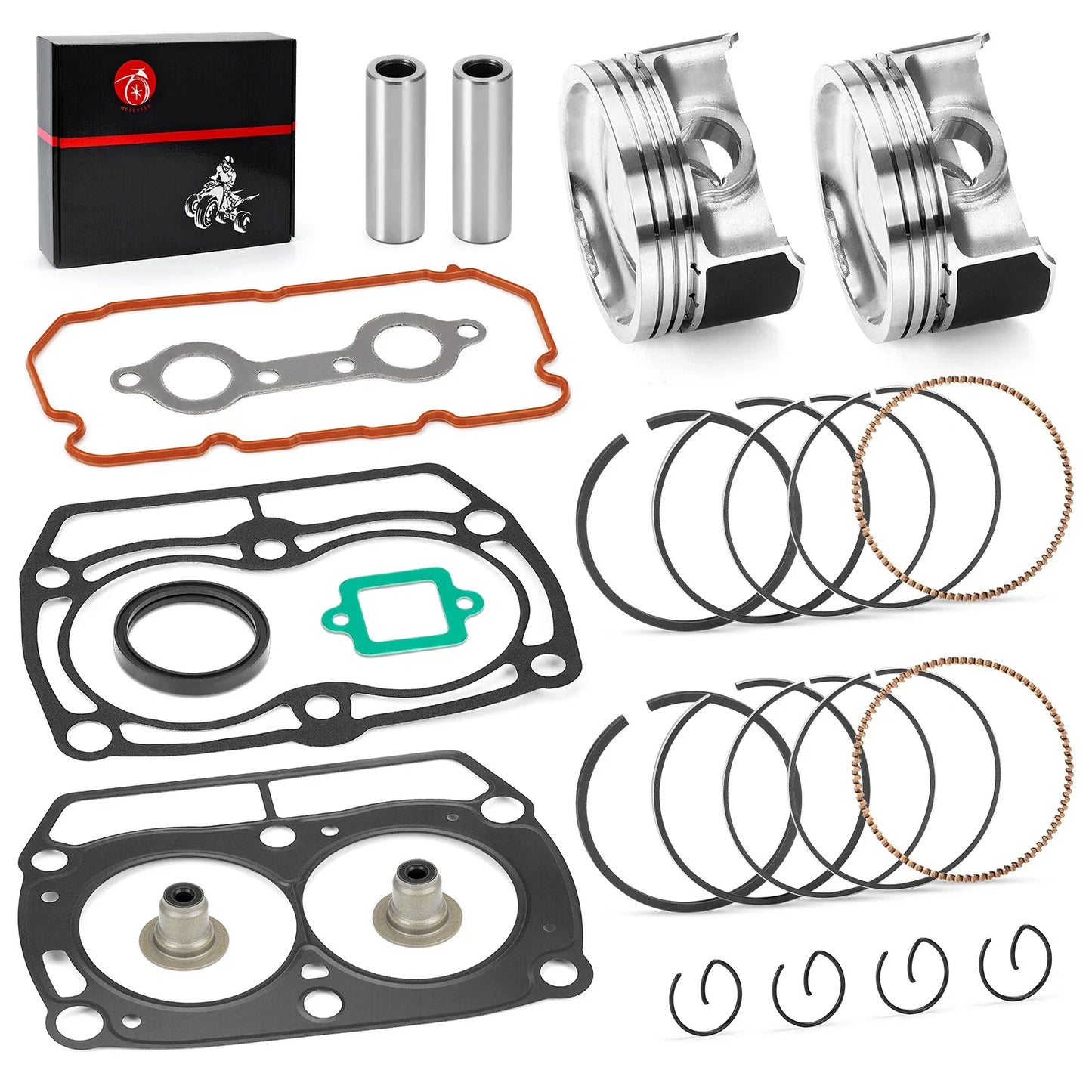 80mm Piston Rings Top End Rebuild Kit for Polaris RZR 800/S 800/4 800 (2011–2014)