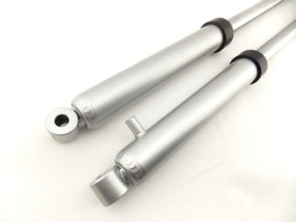 PY50 JBS Silver Front Fork Leg Set LH RH Suspension Shocks (All Years)