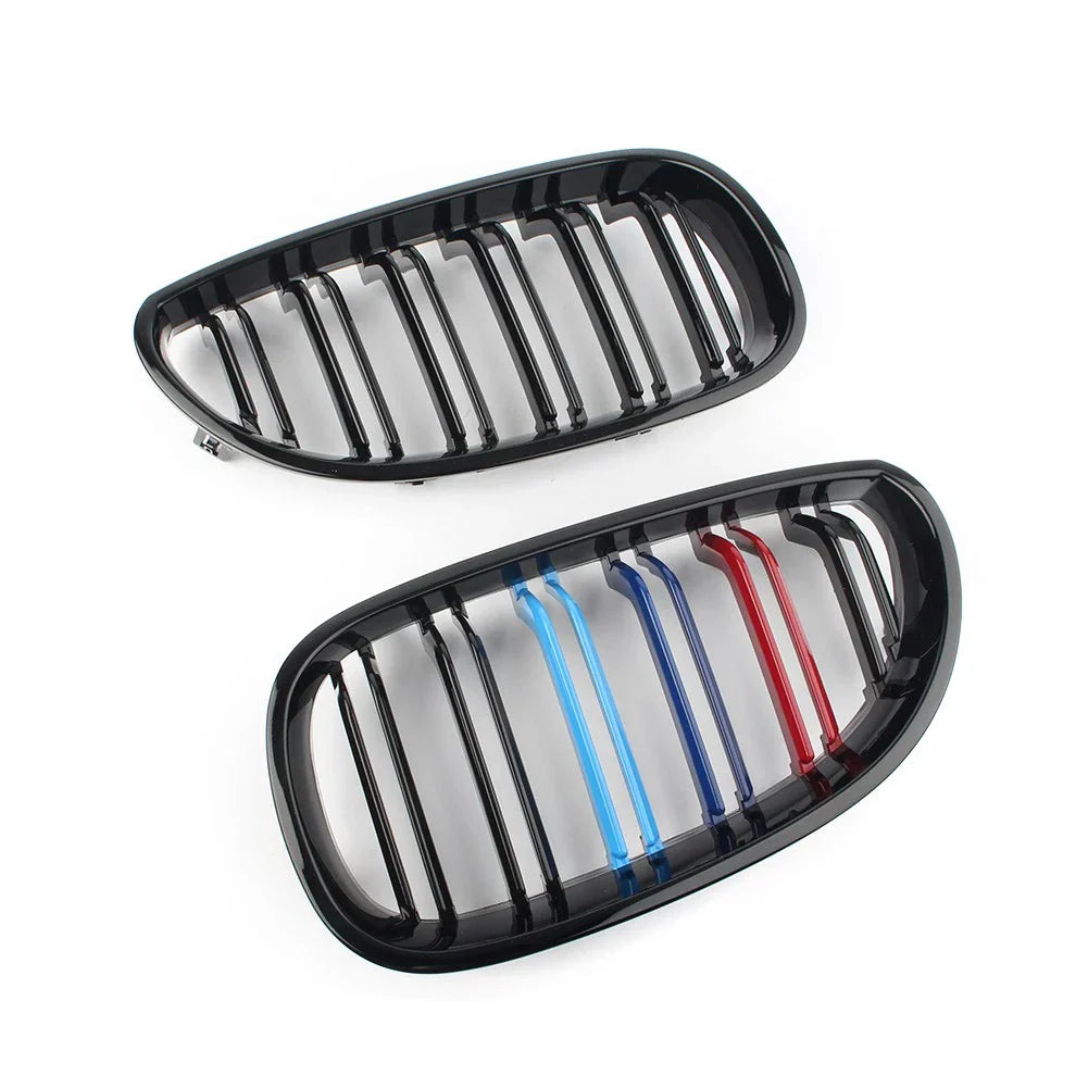 Upper Mesh Grille for BMW E60 E61 5 Series (2003-2010) Gloss Black