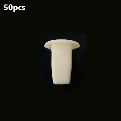 50 Pcs Nylon Nut-Screw Grommet Clip for Toyota / Mazda / Honda