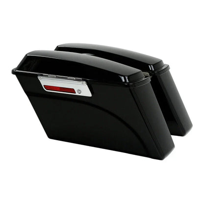 Saddlebags & Chrome Conversion Brackets for Harley Softail