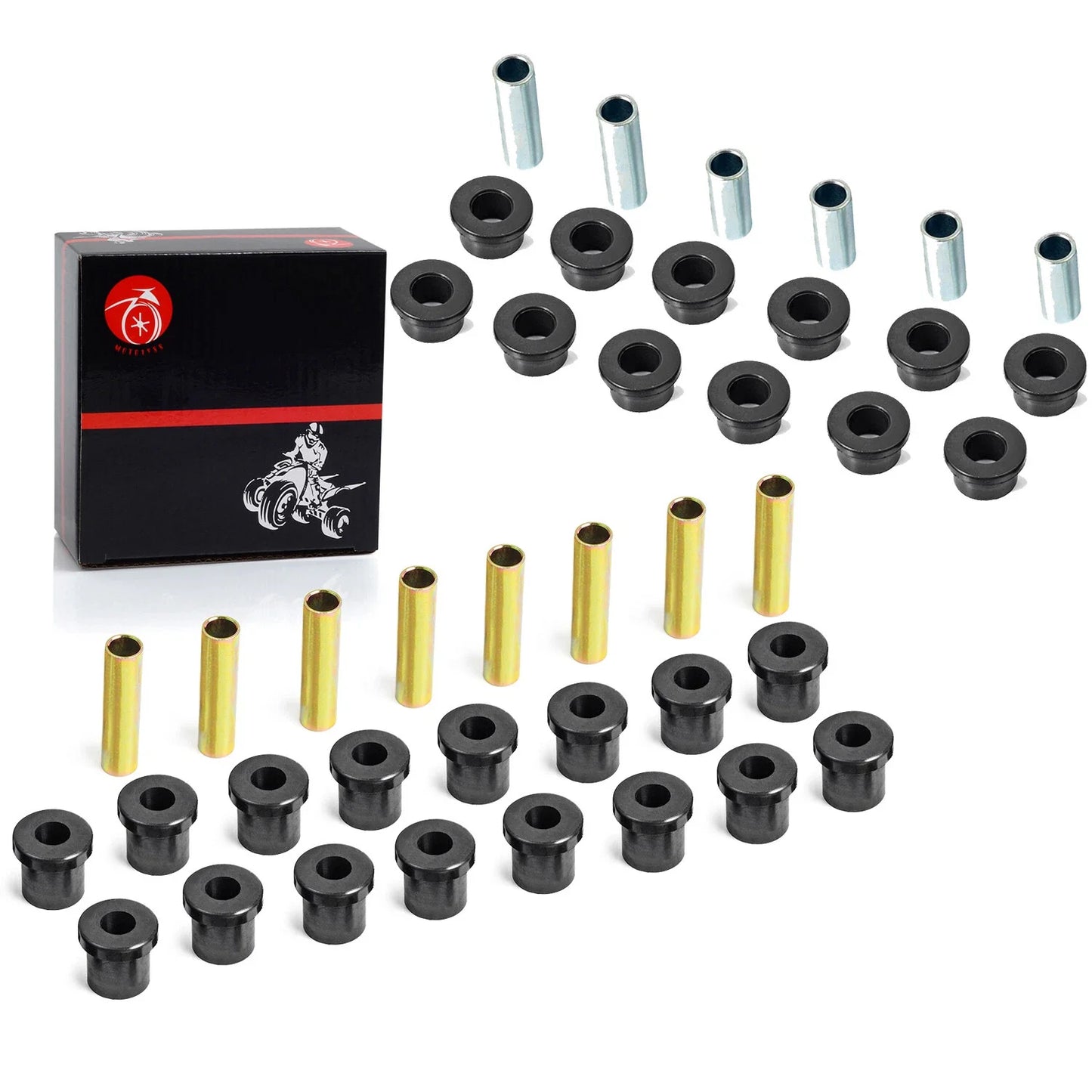 Bushings Kit for Club Car DS Front/Rear Leaf Spring & Upper A-Arm (1992–2004)