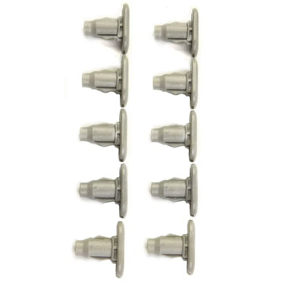 10 x Gray Rocker Moulding Clips for Lexus GX470 (2003–2004)