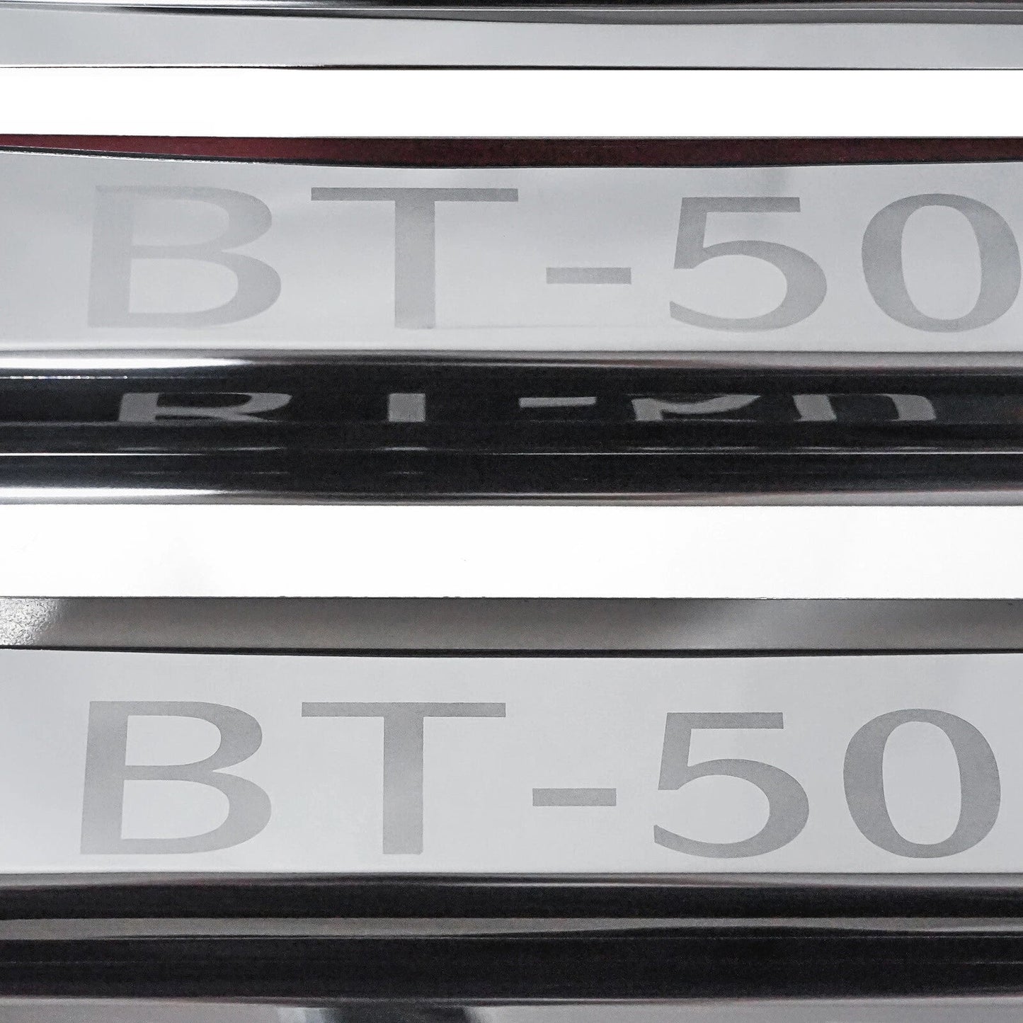 Stainless Chrome Door Sill Scuff Plates for Mazda BT-50 (2021-2025)