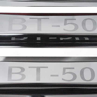 Stainless Chrome Door Sill Scuff Plates for Mazda BT-50 (2021-2025)