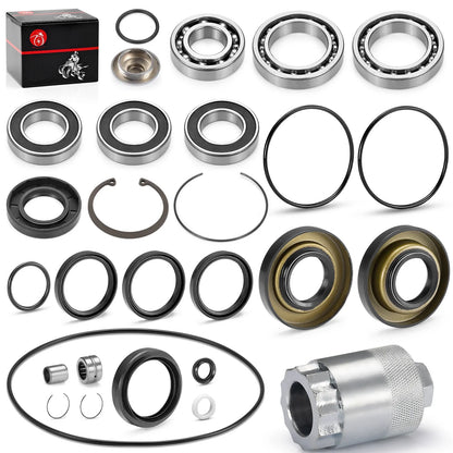 Rear Differential Axle Bearings Seals O Ring for Honda TRX250X (2009-2023)