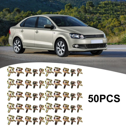 50 pcs 5mm-9mm Spring Clip Hose Clamp