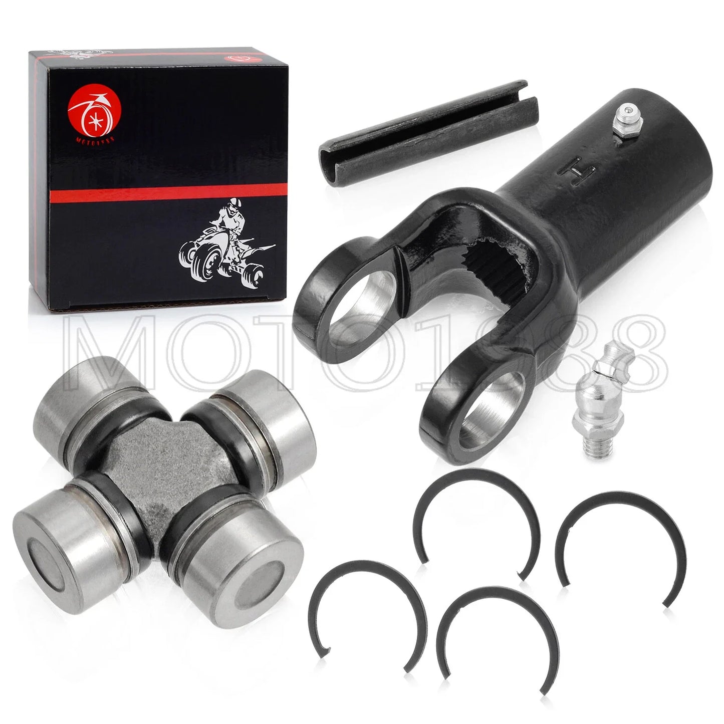 Front Drive Prop Shaft Yoke & U-Joint for Polaris Sportsman(YearRangeUnknown)