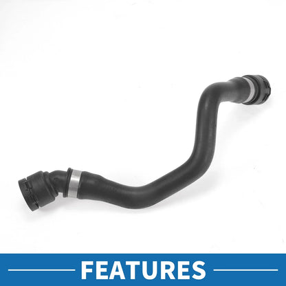 Engine Radiator Hose for BMW X5 (2000-2003) Rubber Black 1 Pc