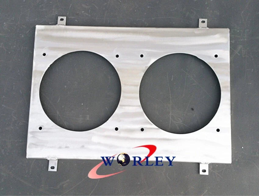 Aluminum Shroud & Fans for Ford Falcon XC XD XE XF V8 & 6 Cylinder (1972-1985)