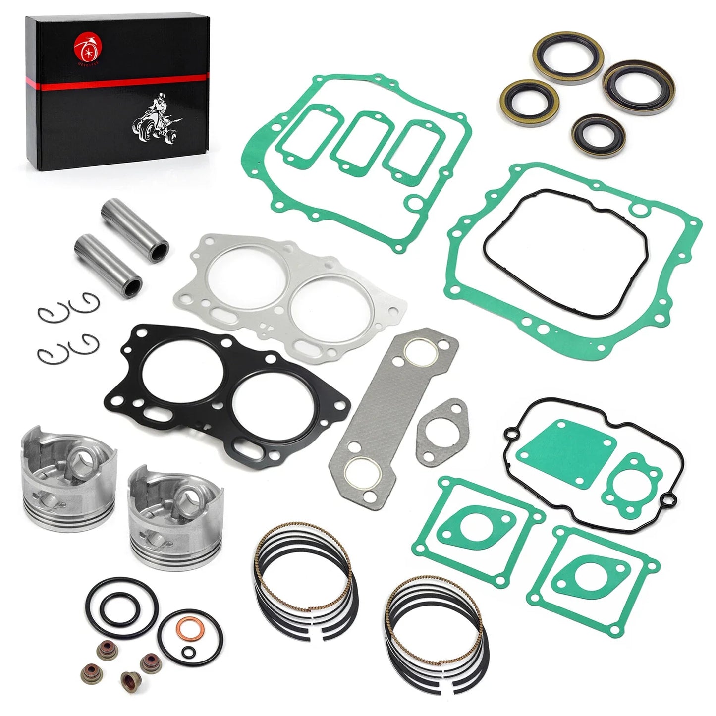 Oversize Bore 0.25mm Piston Ring Gasket Kit Robin 295cc for EZGO (1991–2008)