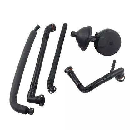 5Pcs PCV Crankcase Vent Valve & Breather Hose for BMW E46 320i 325i X3 Z3 Z4