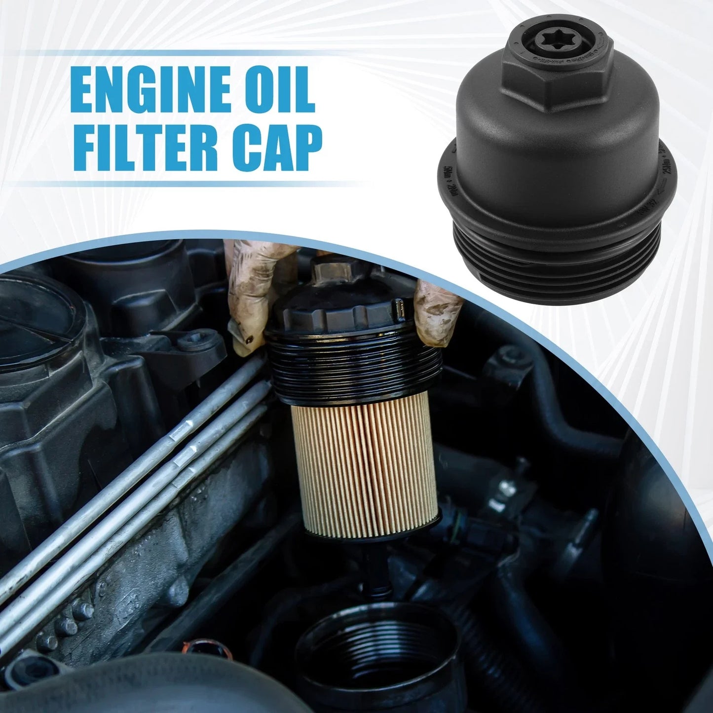OEM Engine Oil Filter Housing Cap for BMW X1 X2 (2016-2019) (2018-2019)