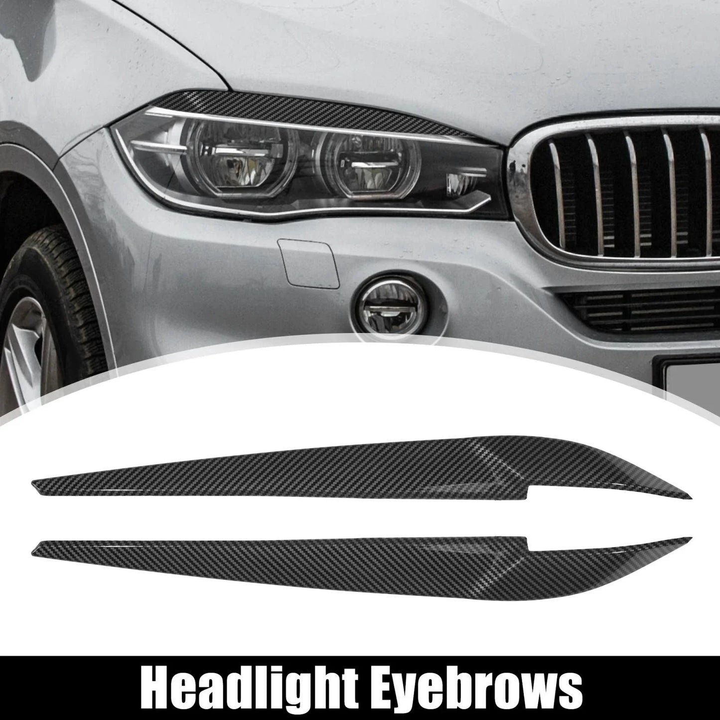 Headlight Eye Lid Cover Sticker 1x for BMW X5 X6 F15