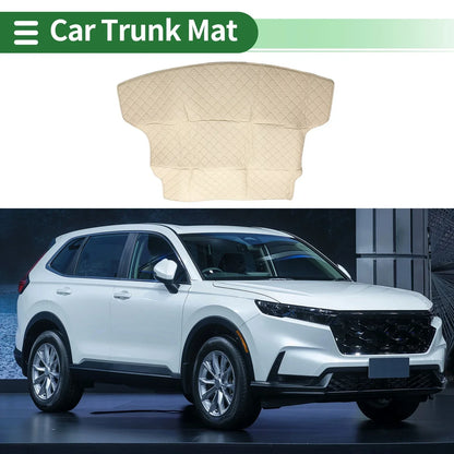 Flat Face Cargo Liner Rear Trunk Mat for Honda CR-V 2012-2016 Beige XPE