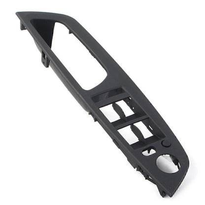 Black ABS Inner Door Handle Trim Cover for BMW X5 X6 (2007-2013)