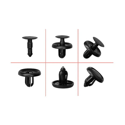 100x Bumper Clips Fender Push Rivets Retainer Fasteners for Toyota