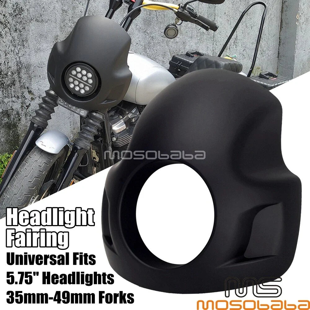 5.3/4'' Headlight Fairing Cover for Harley Sportster XL 1200 883 (2004-2023)