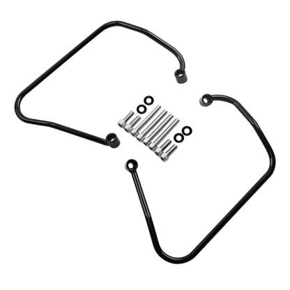 Black Saddlebag Support Bracket for Harley Softail Street Bob Slim (2018-2024)