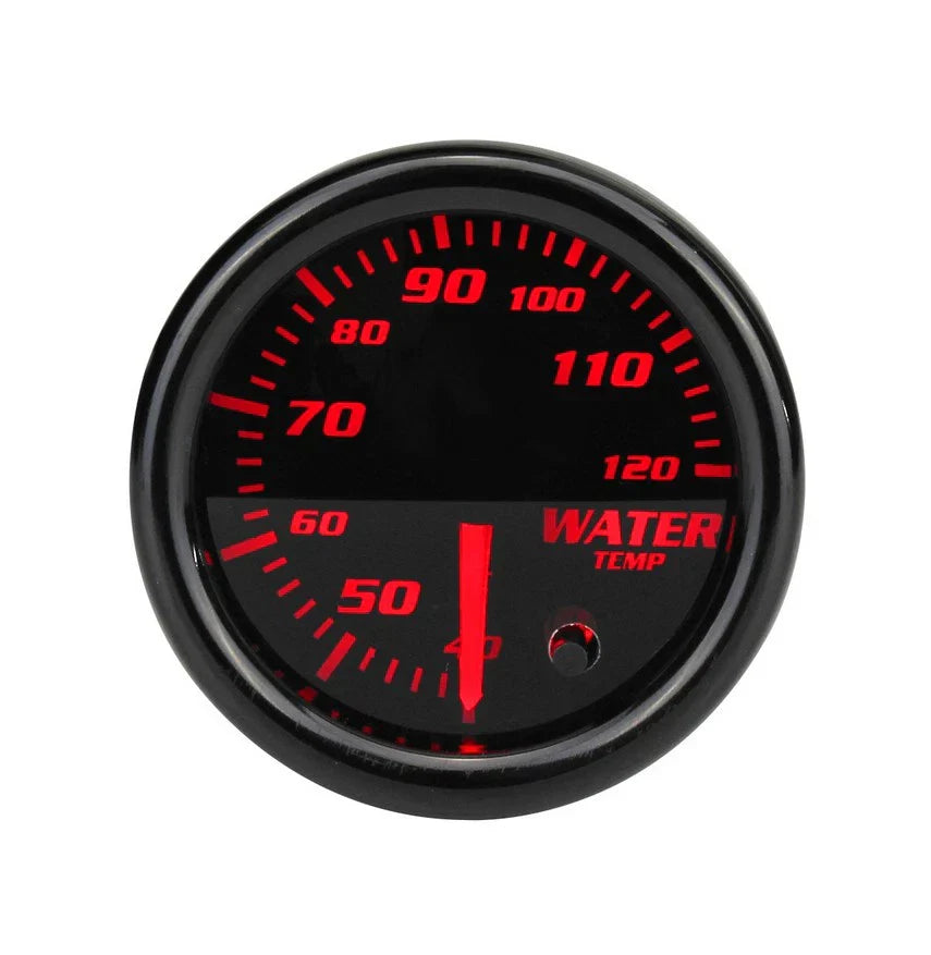 AU 7 Colors Backlight Water Coolant Temp Gauge 12V 2" for Universal
