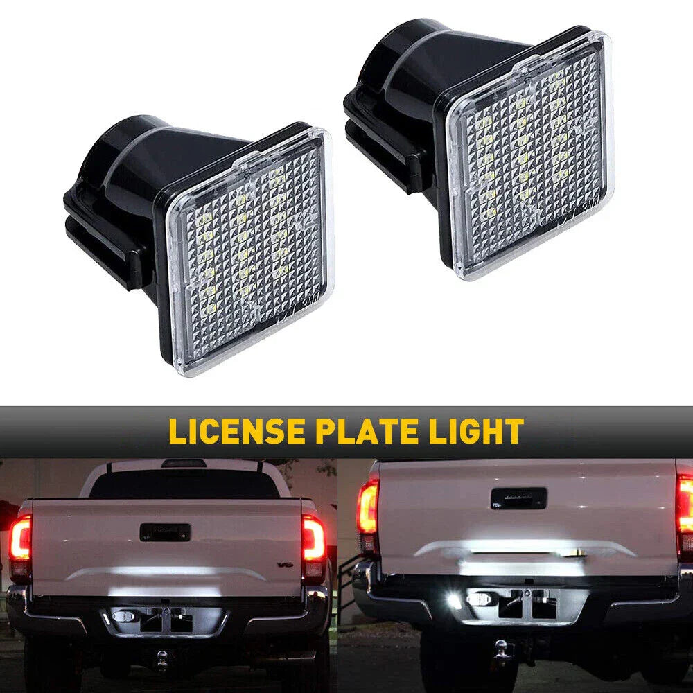 LED License Plate Light for Toyota Tacoma, Tundra (2016-2022, 2014-2021)