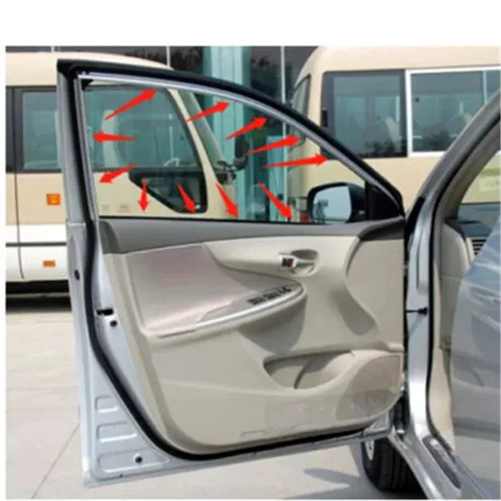 Left Door Glass Weather Strip Seal for 2004-2013 Toyota Corolla