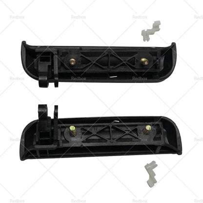 Pair Black FRONT Outer Door Handles for Toyota Starlet EP91 (1996-1999)