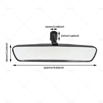 Wide Angle Panoramic Rear View Mirror for Car Interior