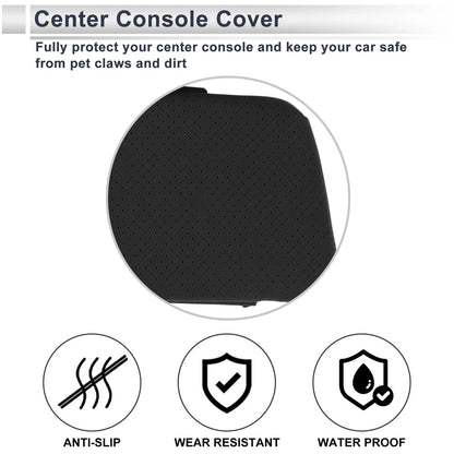 Center Console Cover Black with Storage Bag - 1 Set for BMW X5 (2019 - 2024)