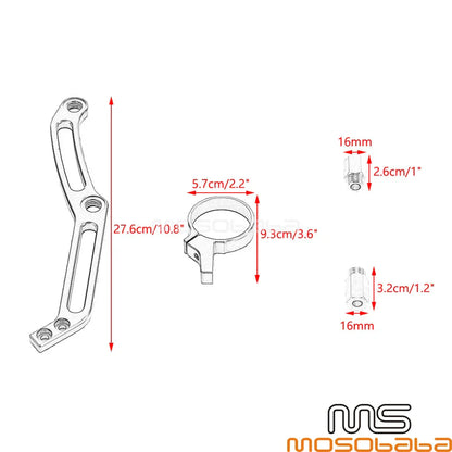 Remote Reservoir Mount Brackets for Harley Touring Electra Glide (2014-2023)