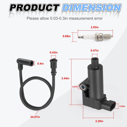 Ignition Coil Cable Spark Plug Kit for Hisun 500 UTV
