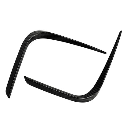 Carbon Black Front Bumper Side Vent Cover Trim for BMW X5 G05 (2019-2022)