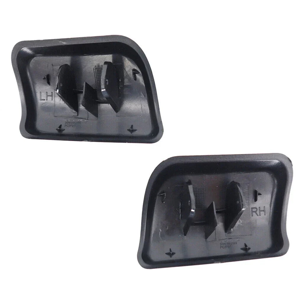 Headlight Washer Cap Cover Black ABS Plastic 1 Pair for Volvo XC90 (2002–2006)