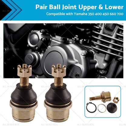 Yamaha Rhino Grizzly 350 400 450 660 700 Ball Joint Upper Lower Kit