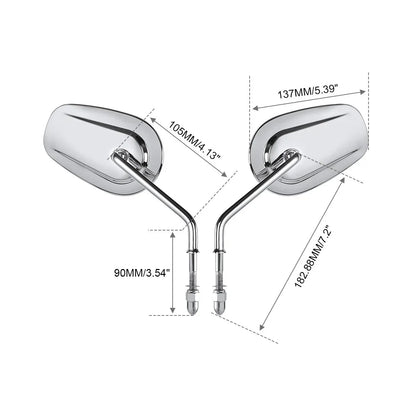 Chrome Rear-View Mirrors for Harley-Davidson Road Glide ST (2023 - 2026)