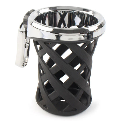 Universal Handlebar Cup Holder with Mesh Basket for Harley