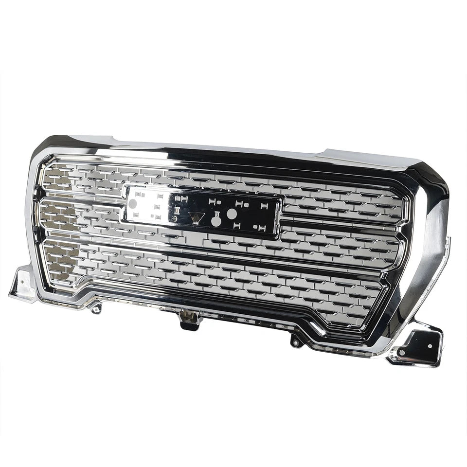 Chrome Front Upper Grille Assembly for GMC Sierra 1500 Denali (2019–2021)
