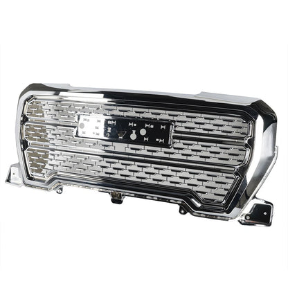Chrome Front Upper Grille Assembly for GMC Sierra 1500 Denali (2019–2021)